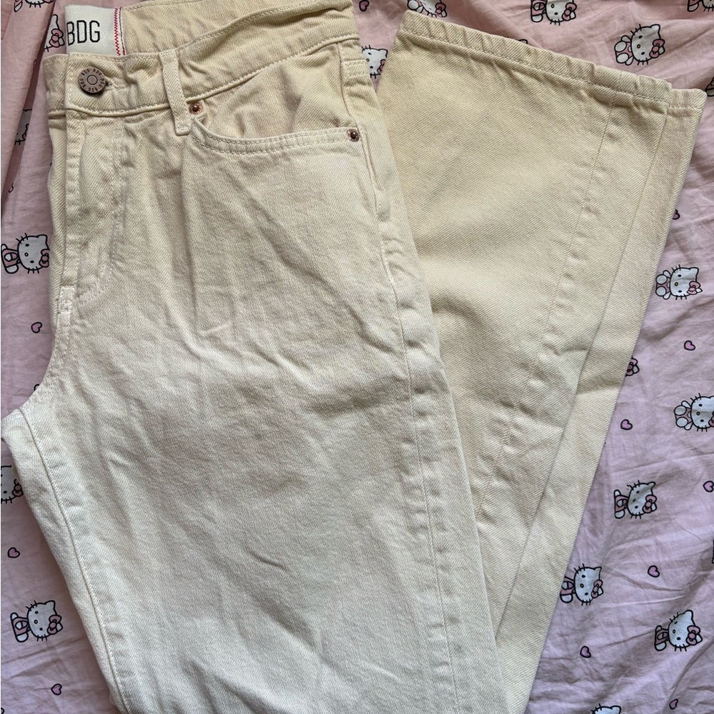 Urban Outfitters BDG Cream Cowgirl Jeans